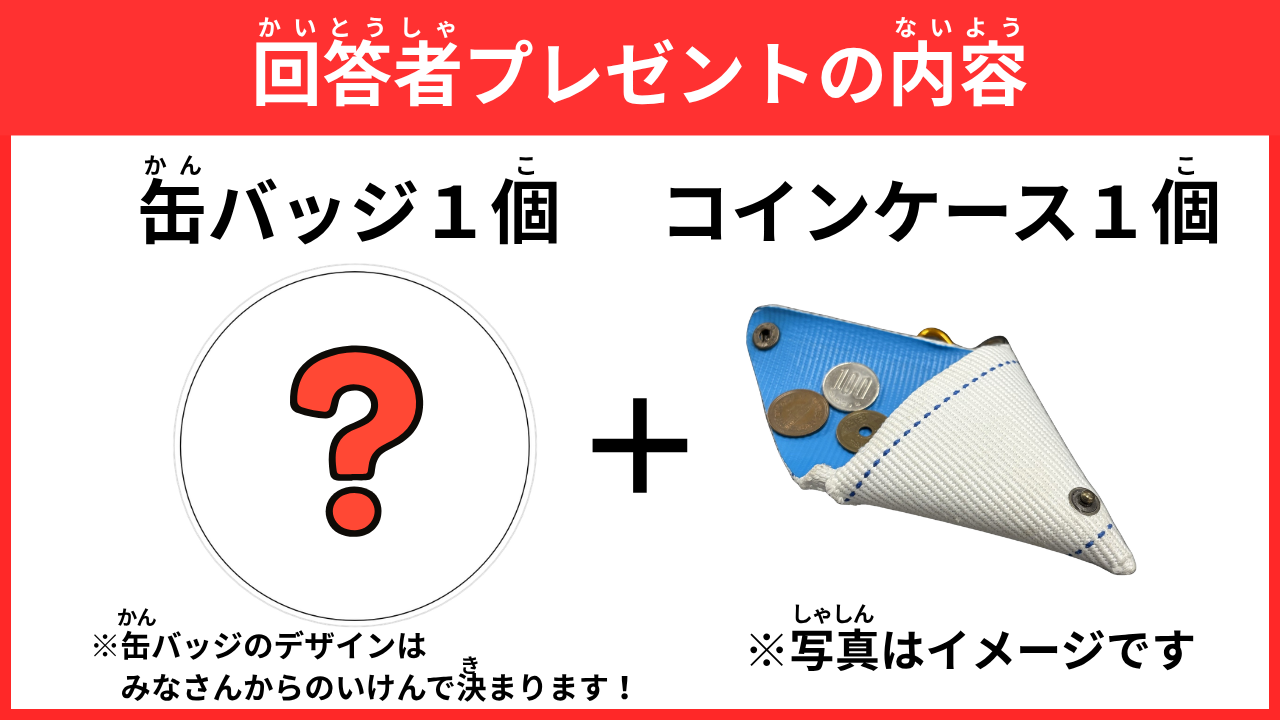 回答者プレゼントの内容